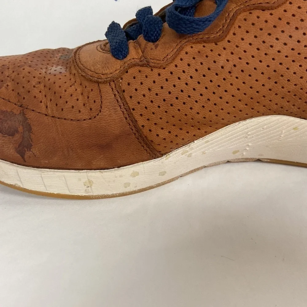 Dansko Christina Leather Nubuck Lace Up Sneaker